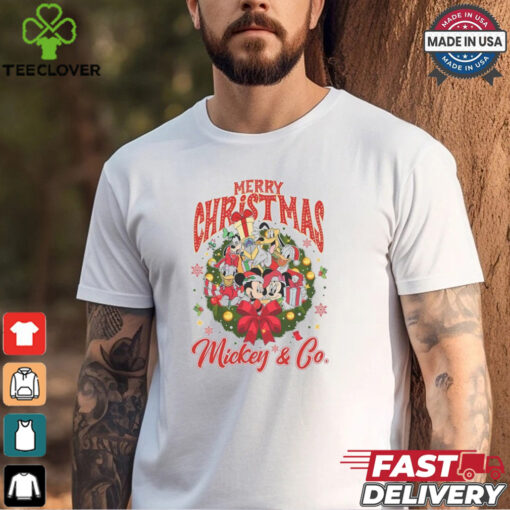Mickey And Friends Christmas Shirt, Merry Christmas Mickey And Co Shirt