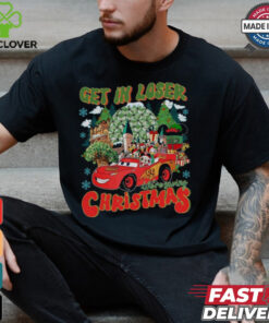 Mickey And Friends Get In Loser We're Saving Christmas Shirt