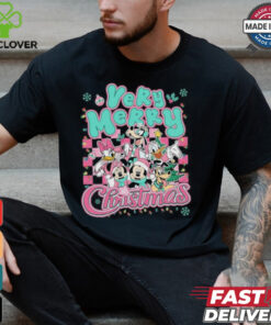 Mickey And Friends Pink Christmas Shirt