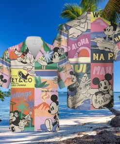 Mickey And Friends Retro Summer Full Printing Hawaiian Shirt