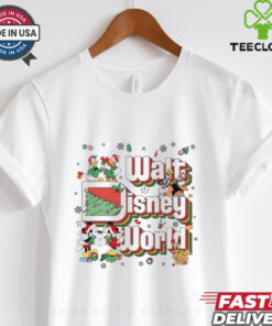 Mickey And Friends Walt Disney World Christmas Comfort Colors Shirt
