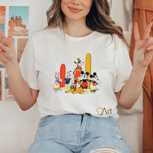 Mickey And Friends at The Beach T Shirt