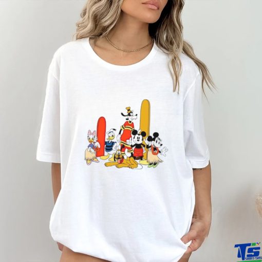 Mickey And Friends at The Beach T Shirt