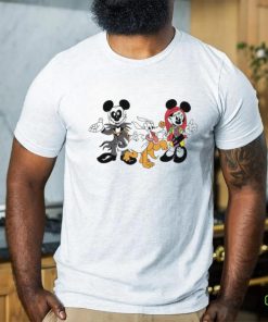 Mickey And Minnie Sally Jack Skellington Couples Halloween shirt