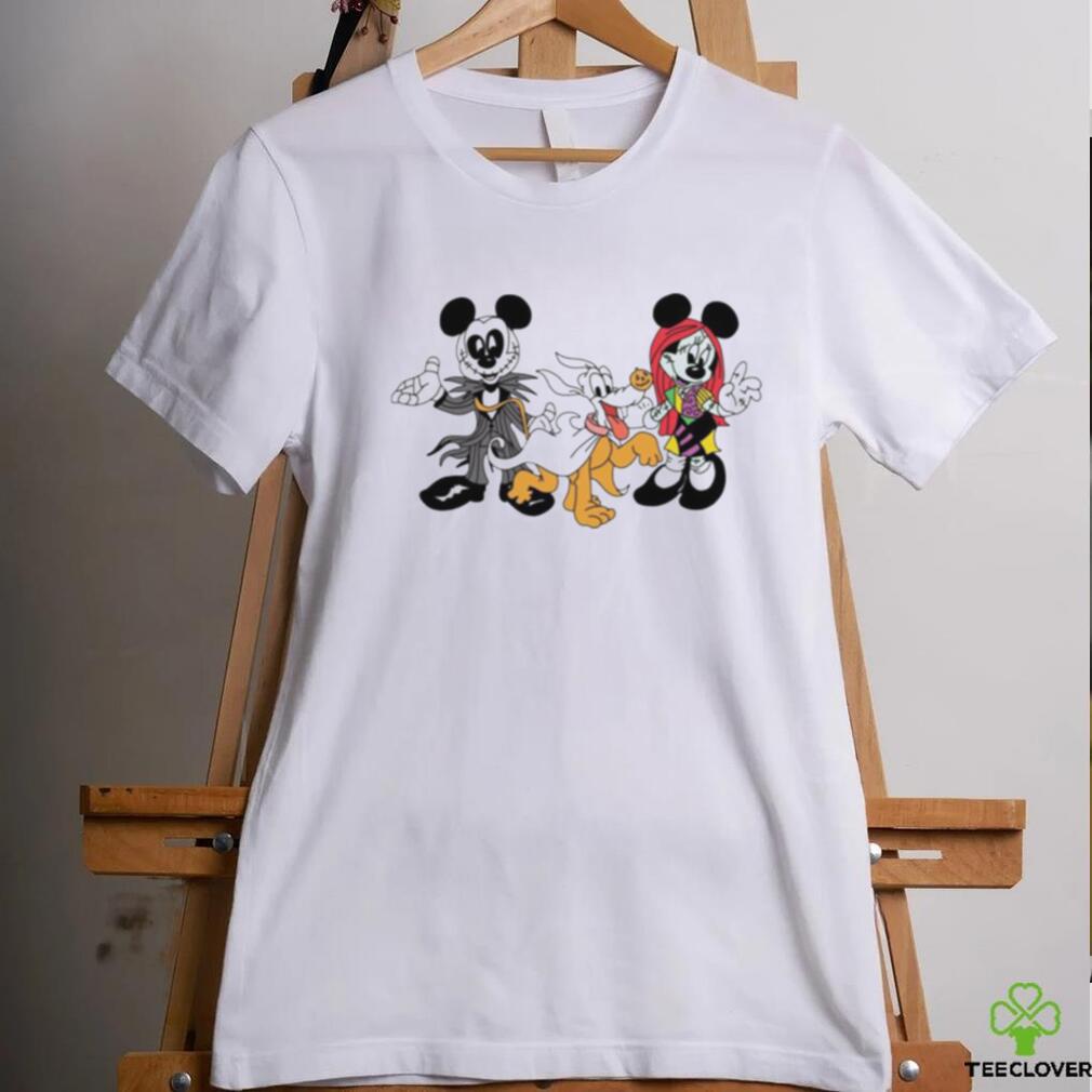 Mickey And Minnie Sally Jack Skellington Couples Halloween shirt Mickey And Minnie Sally Jack Skellington Couples Halloween shirt