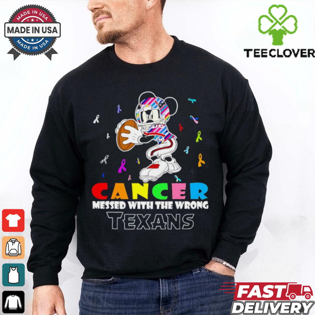 Mickey Cancer messed with wrong Houston Texans shirt Mickey Cancer messed with wrong Houston Texans shirt