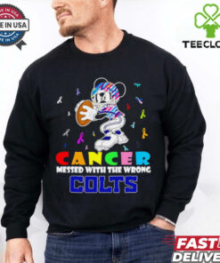 Mickey Cancer messed with wrong Indianapolis Colts shirt
