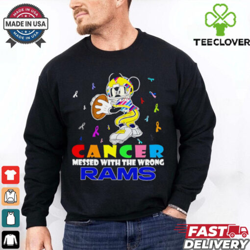 Mickey Cancer messed with wrong Los Angeles Rams shirt