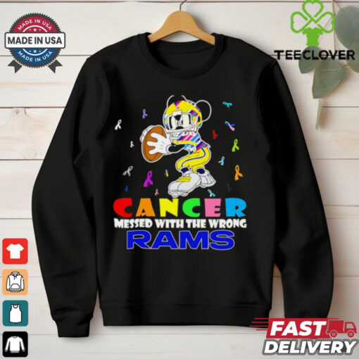 Mickey Cancer messed with wrong Los Angeles Rams shirt