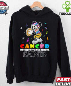 Mickey Cancer messed with wrong New Orleans Saints shirt