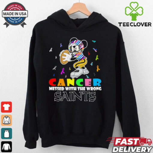 Mickey Cancer messed with wrong New Orleans Saints shirt