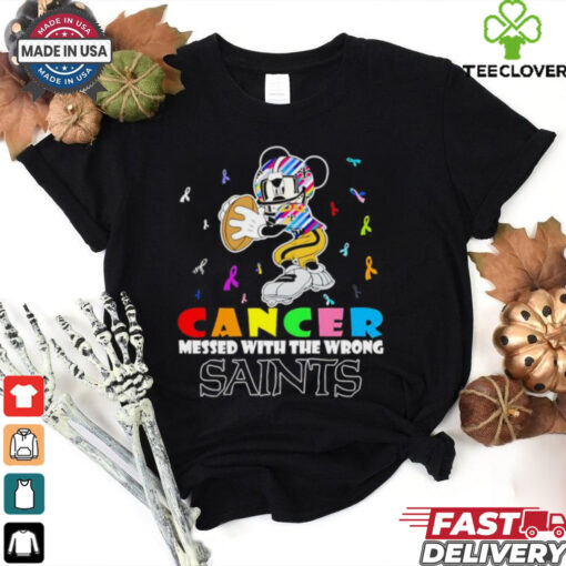 Mickey Cancer messed with wrong New Orleans Saints shirt