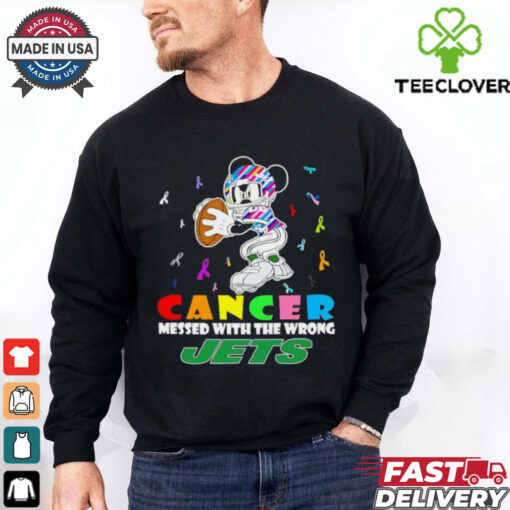 Mickey Cancer messed with wrong New York Jets shirt