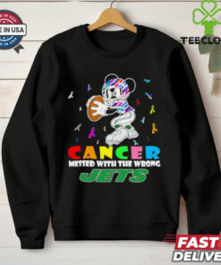 Mickey Cancer messed with wrong New York Jets shirt
