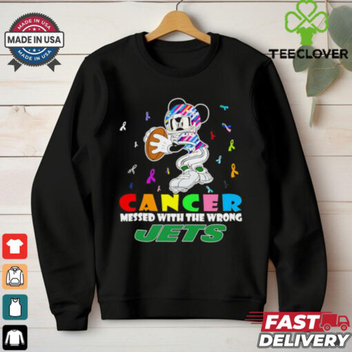 Mickey Cancer messed with wrong New York Jets shirt