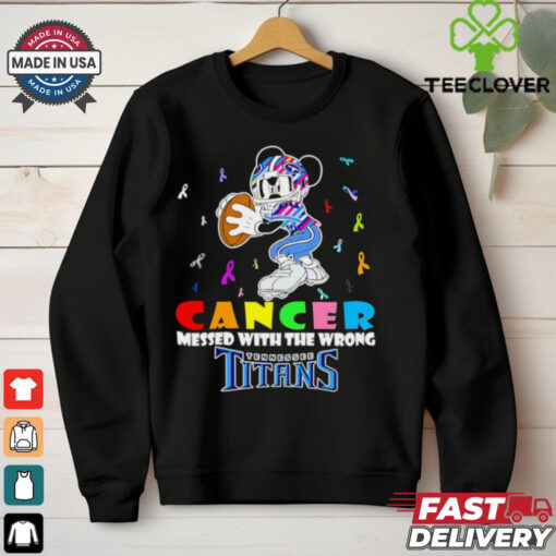 Mickey Cancer messed with wrong Tennessee Titans shirt