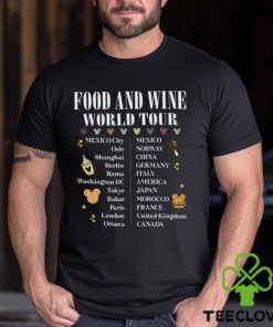 Mickey Chef And Friends Food Wine Festival 2023 World Tour Shirt Disney Epcot Snack Drink Around The Tee Sweatshirt Hoodie T Shirt