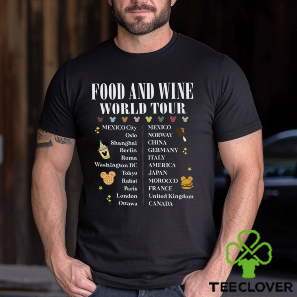 Mickey Chef And Friends Food Wine Festival 2023 World Tour Shirt Disney Epcot Snack Drink Around The Tee Sweatshirt Hoodie T Shirt Mickey Chef And Friends Food Wine Festival 2023 World Tour Shirt Disney Epcot Snack Drink Around The Tee Sweatshirt Hoodie T Shirt