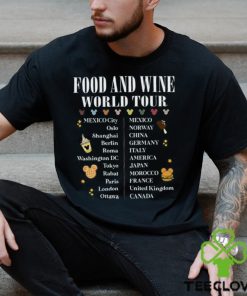 Mickey Chef And Friends Food Wine Festival 2023 World Tour Shirt Disney Epcot Snack Drink Around The Tee Sweatshirt Hoodie T Shirt