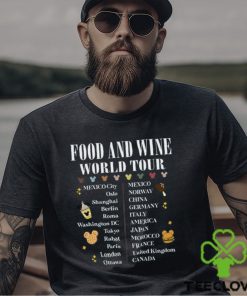 Mickey Chef And Friends Food Wine Festival 2023 World Tour Shirt Disney Epcot Snack Drink Around The Tee Sweatshirt Hoodie T Shirt