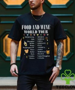 Mickey Chef And Friends Food Wine Festival 2023 World Tour Shirt Disney Epcot Snack Drink Around The Tee Sweatshirt Hoodie T Shirt