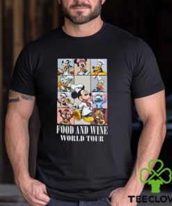 Mickey Chef And Friends Food Wine Festival 2023 World Tour Shirt Disney Epcot Snack Drink Around The Tee Sweatshirt Hoodie