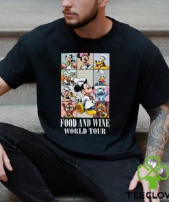 Mickey Chef And Friends Food Wine Festival 2023 World Tour Shirt Disney Epcot Snack Drink Around The Tee Sweatshirt Hoodie