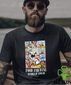 Mickey Chef And Friends Food Wine Festival 2023 World Tour Shirt Disney Epcot Snack Drink Around The Tee Sweatshirt Hoodie