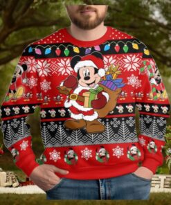 Mickey Christmas Ugly Sweater, Disney Mouse Very Merry Xmas Sweater