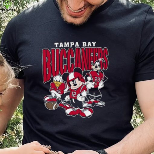 Mickey Donald Duck And Goofy Tampa Bay Buccaneers T Shirt