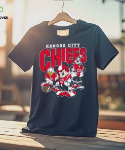 Mickey Donald Goofy Play Football Kansas City Chiefs Shirt