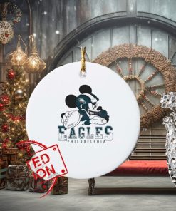 Mickey Football Team Philadelphia Eagles Ornament Custom Name