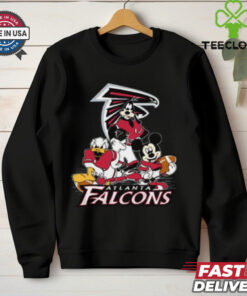 Mickey Friends Atlanta Falcons Tee Disney Inspired Game Day Football NFL Shirt