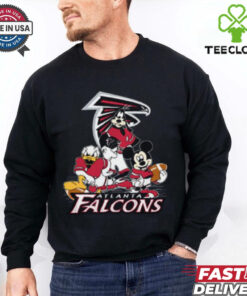 Mickey Friends Atlanta Falcons Tee Disney Inspired Game Day Football NFL Shirt