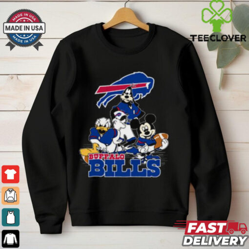 Mickey Friends Buffalo Bills Tee Disney Inspired Game Day Football  NFL Shirt