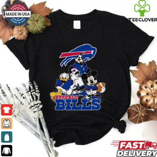 Mickey Friends Buffalo Bills Tee Disney Inspired Game Day Football  NFL Shirt