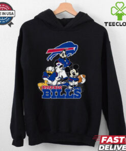 Mickey Friends Buffalo Bills Tee Disney Inspired Game Day Football NFL Shirt