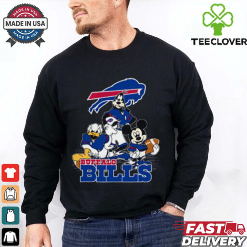 Mickey Friends Buffalo Bills Tee Disney Inspired Game Day Football  NFL Shirt