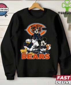 Mickey Friends Chicago Bears Tee Disney Inspired Game Day Football NFL Shirt