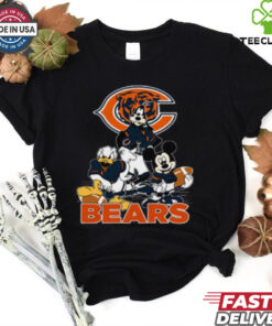 Mickey Friends Chicago Bears Tee Disney Inspired Game Day Football NFL Shirt