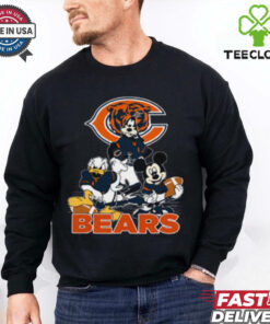 Mickey Friends Chicago Bears Tee Disney Inspired Game Day Football NFL Shirt