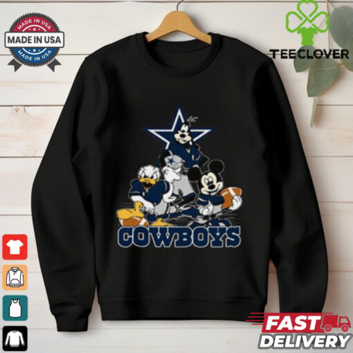 Mickey Friends Dallas Cowboys Tee Disney Inspired Game Day Football  NFL Shirt