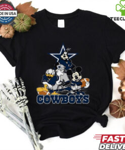 Mickey Friends Dallas Cowboys Tee Disney Inspired Game Day Football NFL Shirt