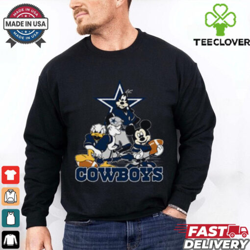 Mickey Friends Dallas Cowboys Tee Disney Inspired Game Day Football  NFL Shirt