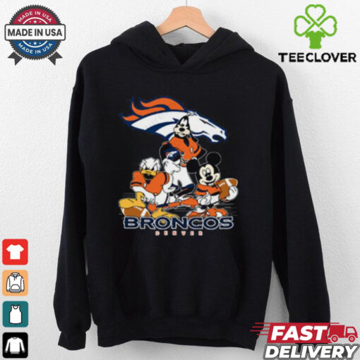 Mickey Friends Denver Broncos Tee Disney Inspired Game Day Football NFL  Shirt