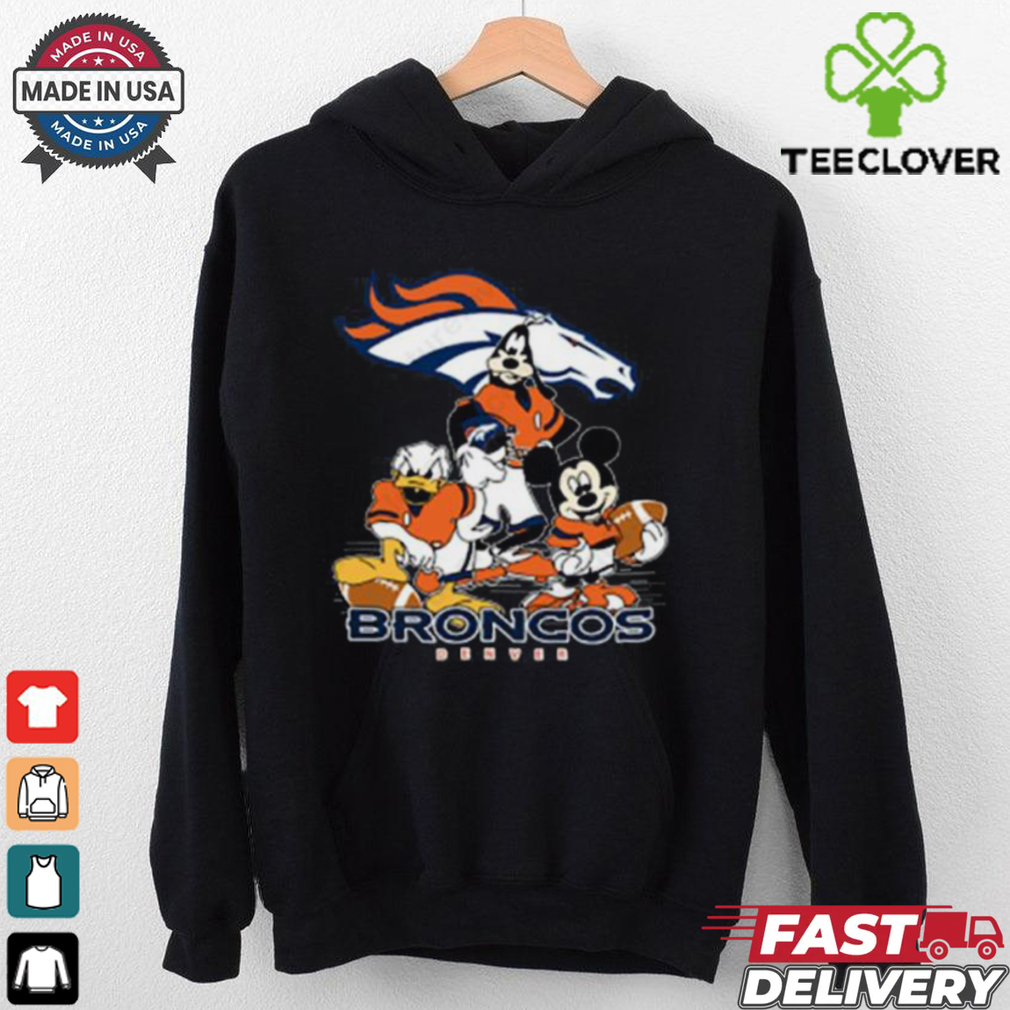 Mickey Friends Denver Broncos Tee Disney Inspired Game Day Football NFL Shirt Mickey Friends Denver Broncos Tee Disney Inspired Game Day Football NFL Shirt