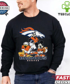 Mickey Friends Denver Broncos Tee Disney Inspired Game Day Football NFL Shirt