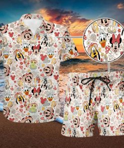 Mickey Friends Hawaiian Shirt Gift For Beach Vacation