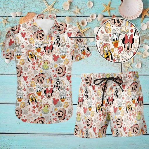 Mickey   Friends Hawaiian Shirt Gift For Beach Vacation