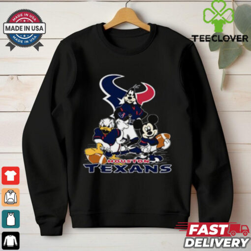 Mickey Friends Houston Texans Tee Disney Inspired Game Day Football NFL  Shirt